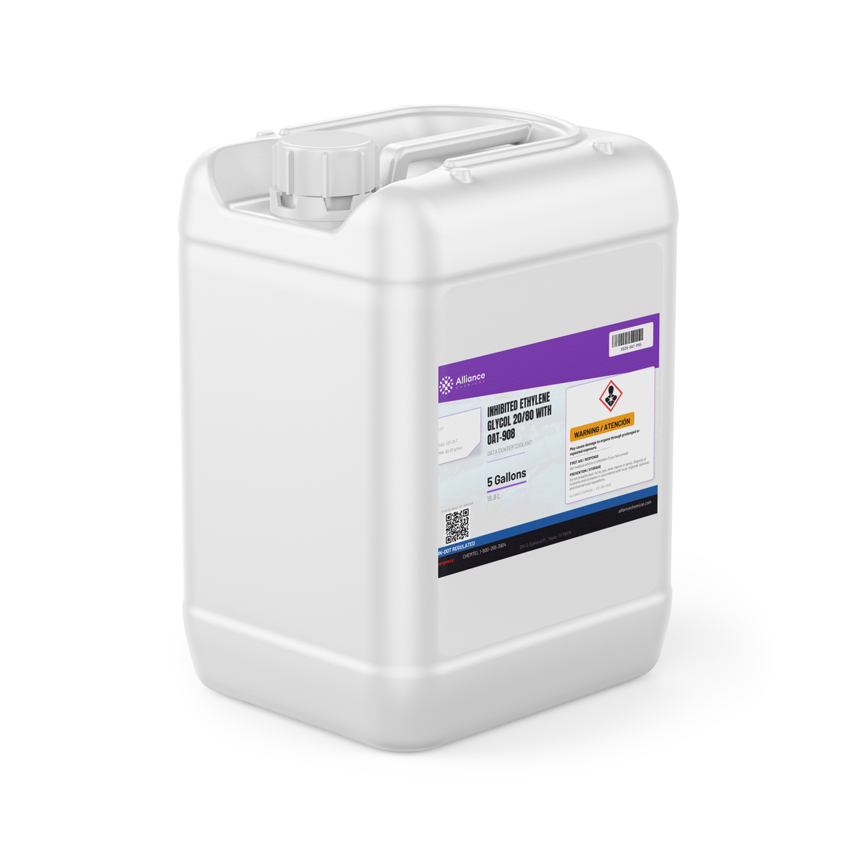 Inhibited Ethylene Glycol 20/80 with OAT-908 — Data Center Coolant