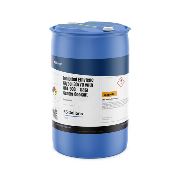 Inhibited Ethylene Glycol 30/70 with OAT-908 — Data Center Coolant