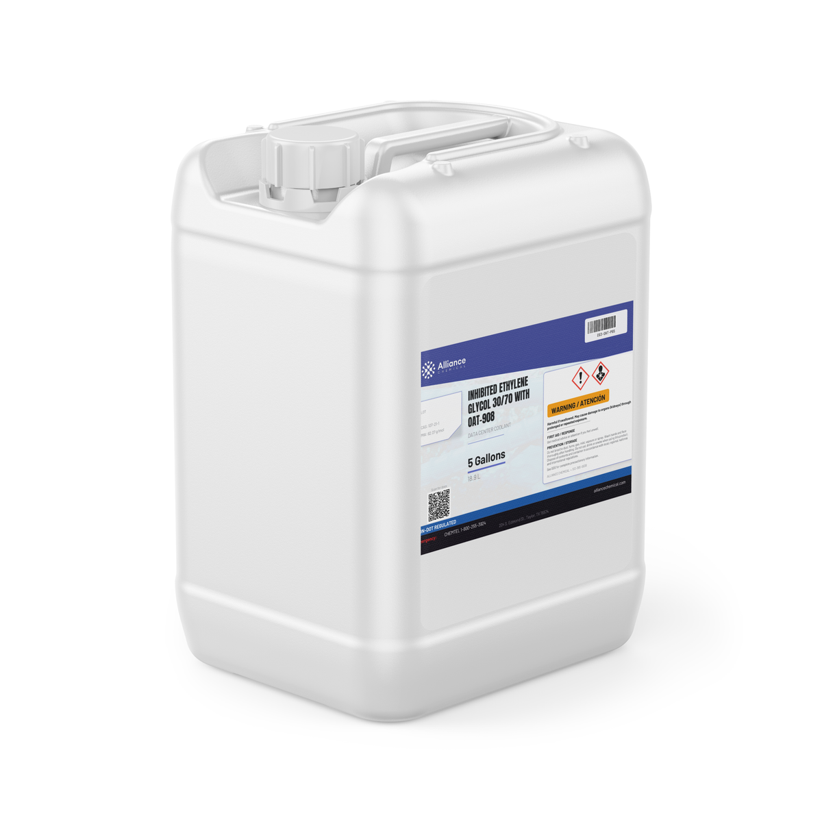 Inhibited Ethylene Glycol 30/70 with OAT-908 in a 5-gallon jerry can from Alliance Chemical