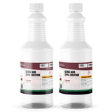 Citric Acid 25% Solution Technical Grade in two 1-quart bottles for rust and scale removal, Alliance Chemical