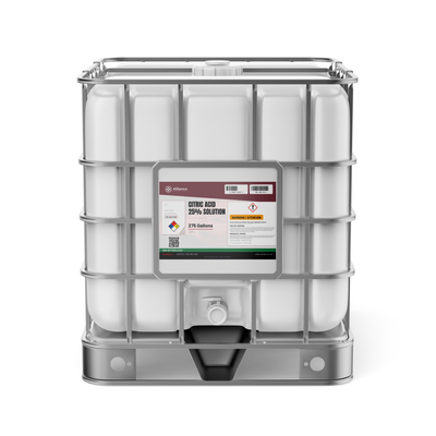 Citric Acid 25% Solution - 275 Gallon IBC Tote