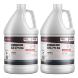 Hydrochloric Acid 37% ACS Reagent Grade in two 1-gallon plastic jugs, Alliance Chemical
