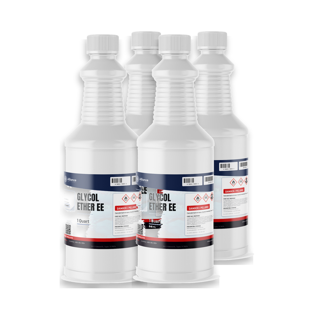 Glycol Ether EE ACS Reagent Grade in four 1-quart plastic bottles by Alliance Chemical