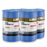 Sodium Hypochlorite 3% Technical Grade in four blue 55-gallon drums from Alliance Chemical