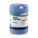 Ethylene Glycol 50/50 Technical Grade in a 15-gallon blue plastic carboy, Alliance Chemical