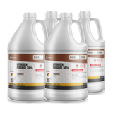 Hydrogen Peroxide 30% ACS Reagent Grade in four 1-gallon plastic jugs, Alliance Chemical