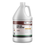 Citric acid 50% solution in a 1-gallon plastic jug for descaling and pH adjustment, Alliance Chemical