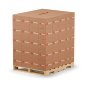 Full pallet (36 x 4 Gallon Cases) of ACS reagent-grade 37% hydrochloric acid in industrial cardboard containers