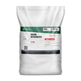 Sodium Metabisulfite ACS Reagent Grade in a 2 lb sealed plastic bag for laboratory use, Alliance Chemical