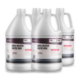 50% Diluted Acetic Acid Food Grade in a case of four 1-gallon jugs, Alliance Chemical