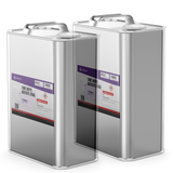 Tert Butyl Acetate Technical Grade in two 1-gallon metal cans for industrial surface cleaning, Alliance Chemical