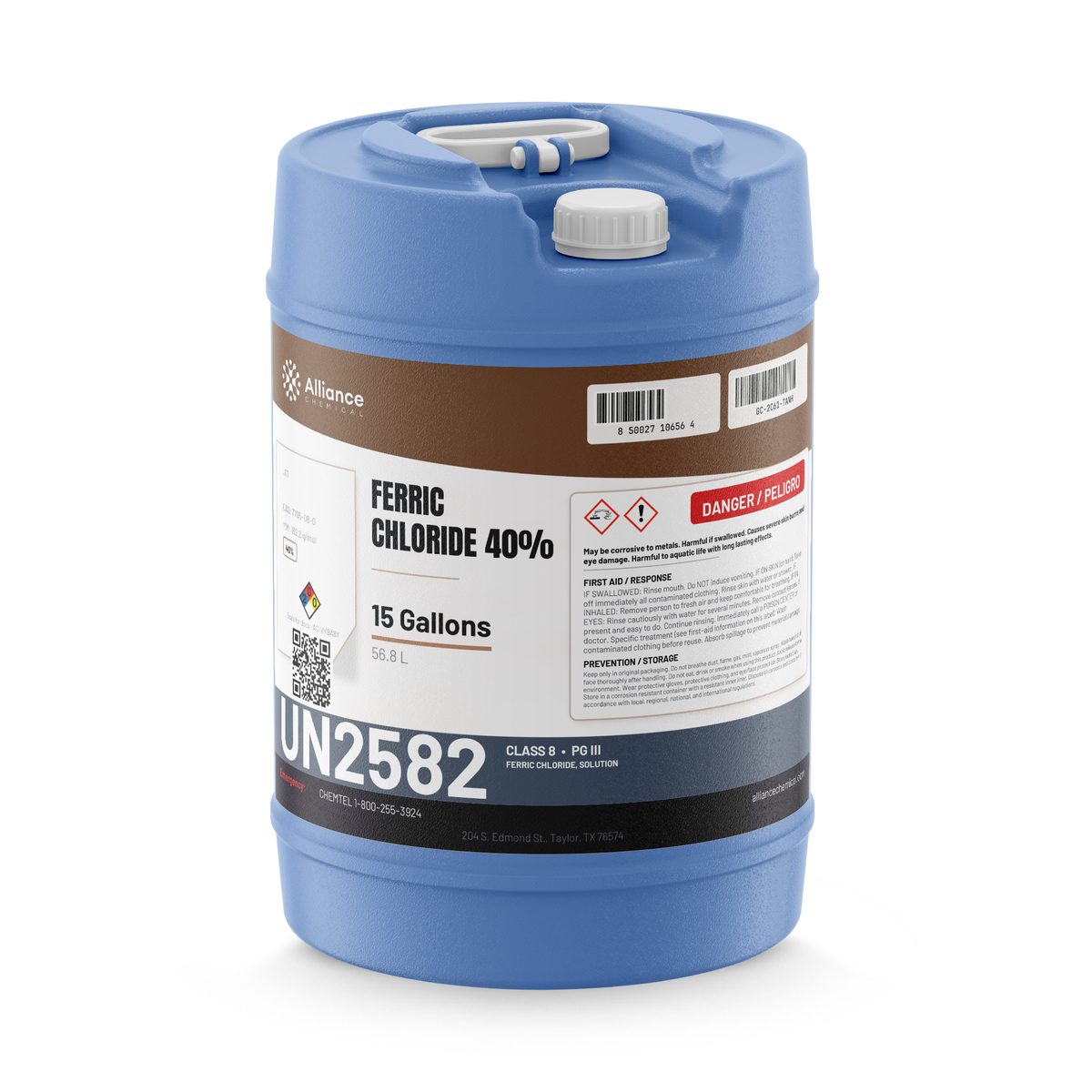 Ferric Chloride 40% Water Treatment Grade