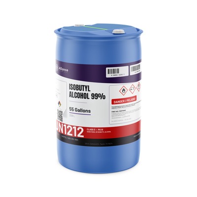 Isobutyl Alcohol 99% Technical Grade - 55 Gallon Drum