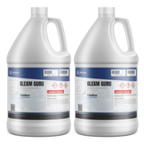 Gleam Guru ammonium hydroxide 10% cleaning solution in two 1-gallon plastic jugs, Alliance Chemical