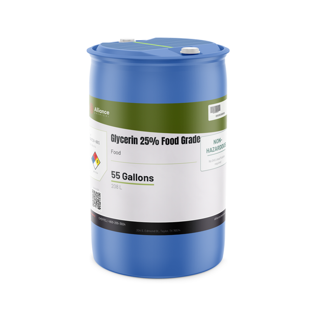 Glycerin 25% Food Grade