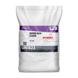 Komodo Drain Cleaner in a white sealed 50-pound bag for clearing organic grease in drains, Alliance Chemical