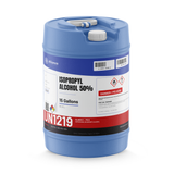 Isopropyl Alcohol 50% USP Grade in a blue 15-gallon plastic carboy with top handle and white cap, Alliance Chemical