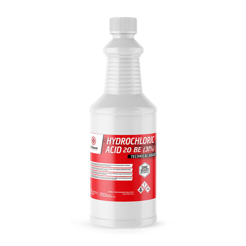 Hydrochloric Acid Technical Grade 31% in 1-gallon bottle — industrial steel pickling and wastewater treatment
