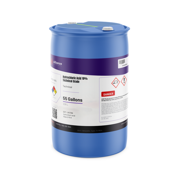 Hydrochloric Acid 10% Technical Grade