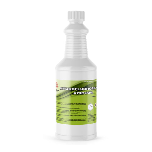 Hydrofluorosilicic Acid 23% in 1-gallon HDPE bottle — municipal water fluoridation and metal etching