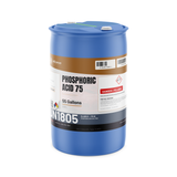 Phosphoric Acid 75% ACS Grade in a 55-gallon blue drum by Alliance Chemical for metal surface etching