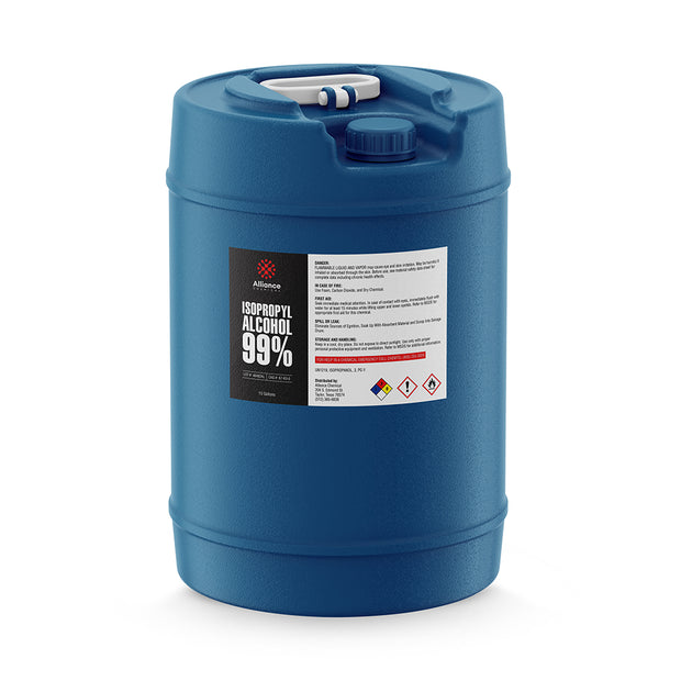 15-gallon HDPE carboy of 99% Isopropyl Alcohol by Alliance Chemical