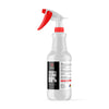 1-quart spray bottle of 99% Isopropyl Alcohol by Alliance Chemical, white HDPE container with red trigger sprayer, black safety label and NFPA diamond.