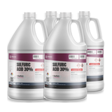 Sulfuric Acid 30% Technical Grade in four 1-gallon plastic jugs from Alliance Chemical