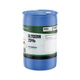 Glycerin 25% Food Grade in a 55-gallon blue drum, Alliance Chemical for food and beverage processing
