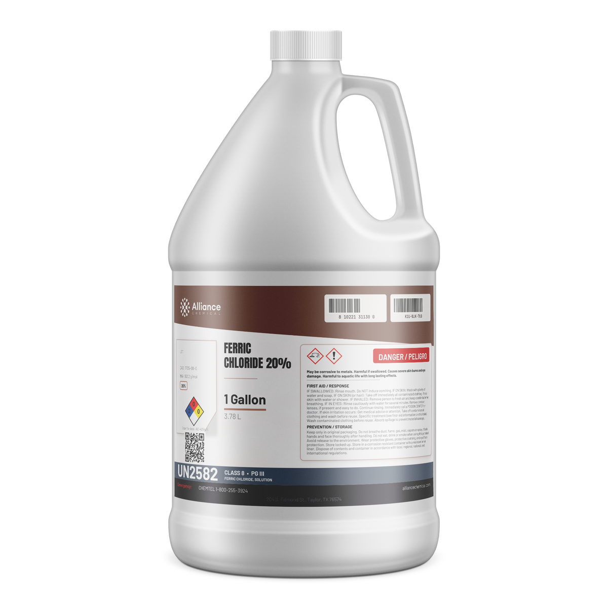 Ferric Chloride 20% Water Treatment Grade