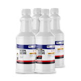 Technical grade N-butyl acetate in four 1-quart plastic bottles for coatings and adhesives, Alliance Chemical