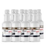 Ferric Chloride 10% Technical Grade in eight 1-quart white plastic bottles from Alliance Chemical