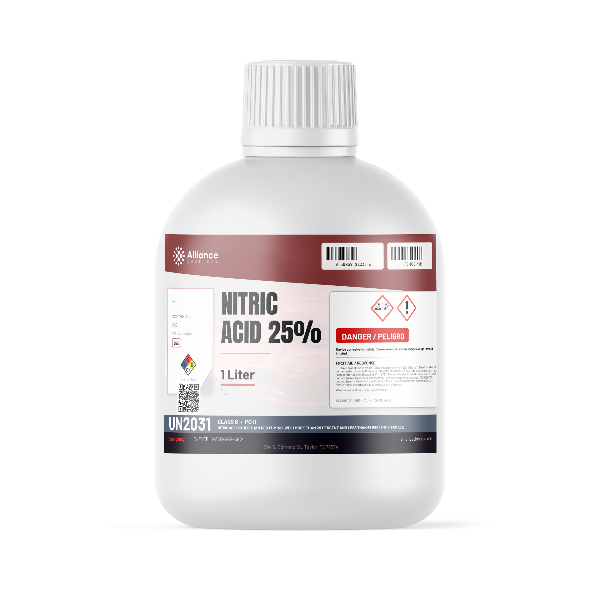 Nitric Acid 25% Technical Grade in Stock | Buy Online Now