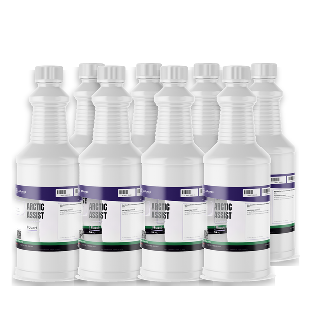 Arctic Assist Technical Grade in eight 1-quart plastic bottles from Alliance Chemical