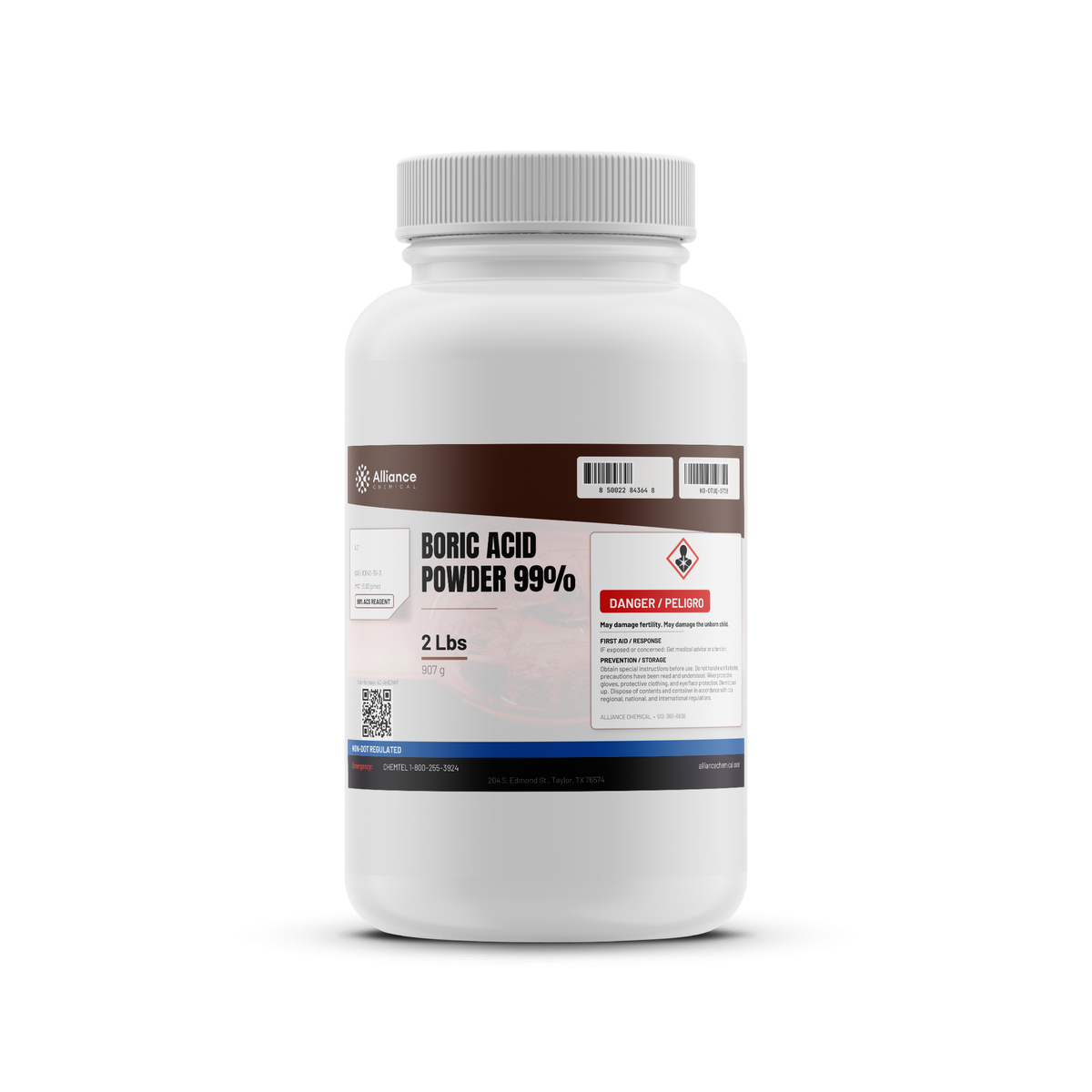 Boric Acid Powder 99% ACS Grade