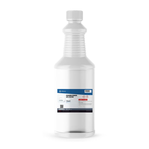 Potassium Hydroxide 45% Solution Technical Grade — 1 quart bottle