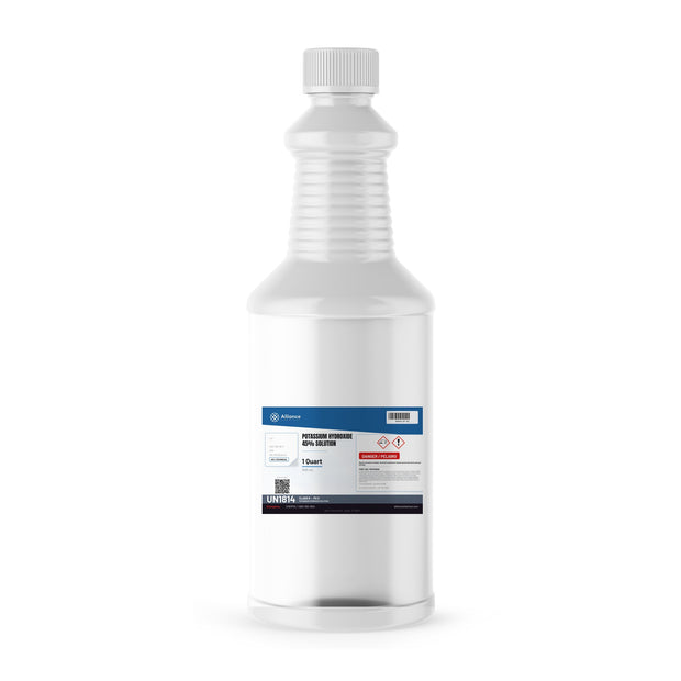 Potassium Hydroxide 45% Solution Technical Grade — 1 quart bottle