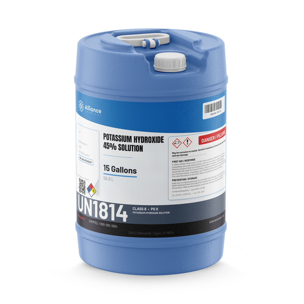 Potassium Hydroxide 45% Solution ACS Grade