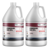 Hydrochloric Acid 25% Technical Grade in two 1-gallon plastic jugs, Alliance Chemical