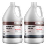 Hydrochloric Acid 15% Technical Grade in two 1-gallon jugs from Alliance Chemical for metal pickling and concrete etching