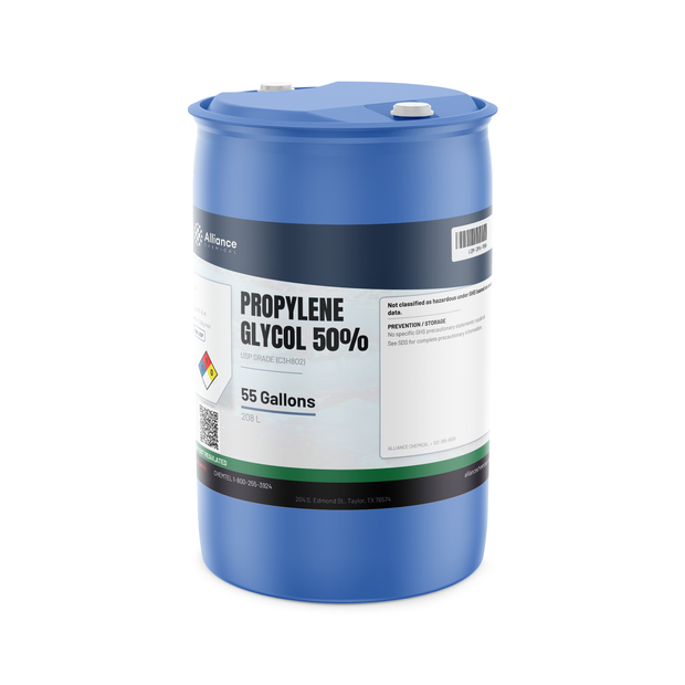 Propylene Glycol 50% – USP Grade (C3H8O2)