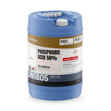 Phosphoric Acid 50% Technical Grade in a blue 15-gallon carboy for metal finishing, Alliance Chemical