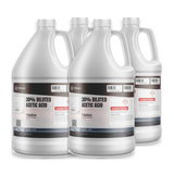 30% Diluted Acetic Acid Food Grade in four 1-gallon plastic jugs from Alliance Chemical