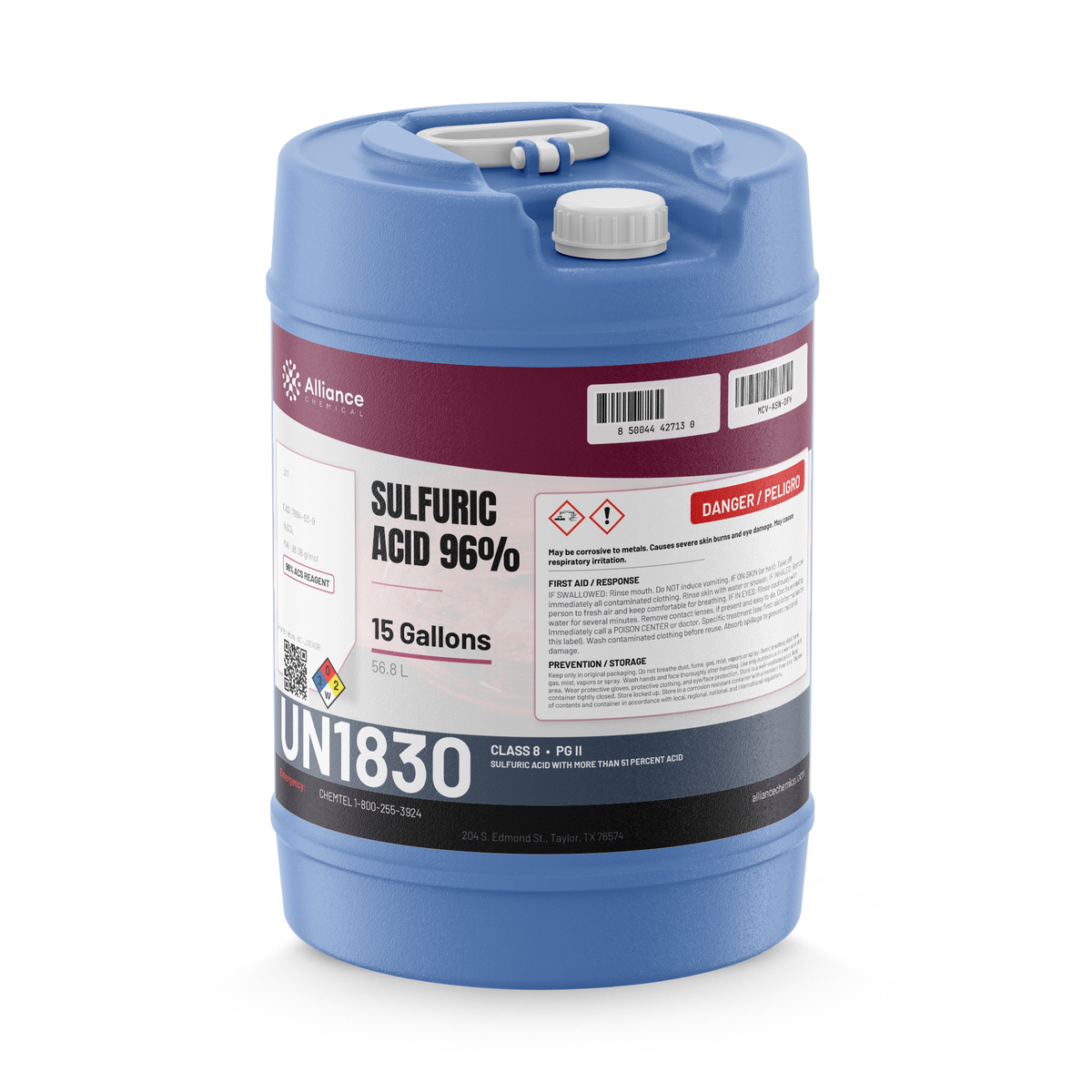 Sulfuric Acid 96% ACS Grade