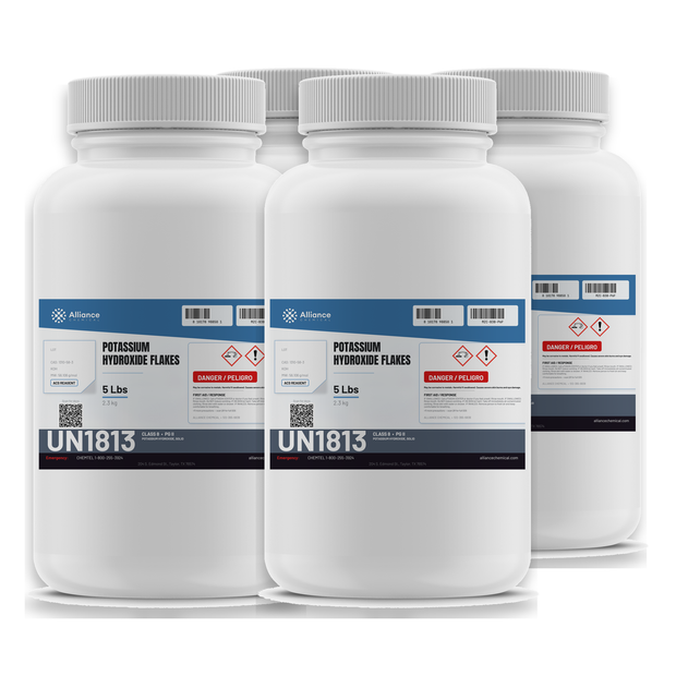 Potassium Hydroxide Flakes ACS Grade