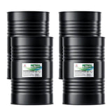 Four 55-gallon steel drums of Alliance Chemical Methyl n-Amyl Ketone (MNAK) with labels and ribbed exteriors