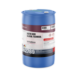 Acetic Acid Glacial Technical Grade in a 55-gallon drum by Alliance Chemical for chemical synthesis and pH regulation