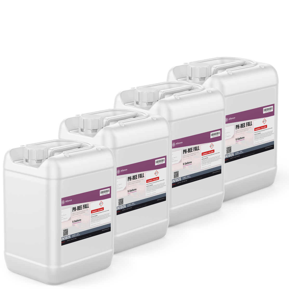 Phosphoric acid 30% technical grade in four 5-gallon pails for pH adjustment, Alliance Chemical