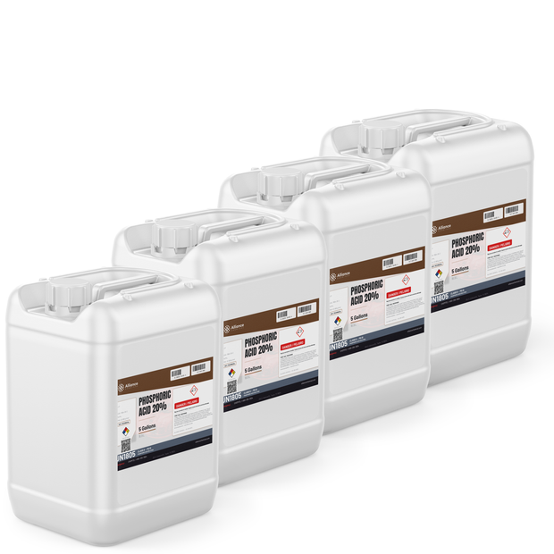Phosphoric Acid 20% Technical Grade in four 5-gallon pails from Alliance Chemical