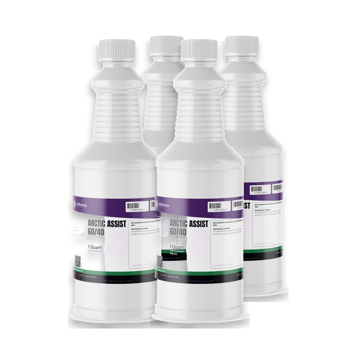 Arctic Assist 60/40 Technical Grade in four 1-quart bottles by Alliance Chemical